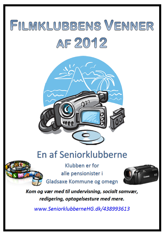 Forsiden af klubbens folder. 