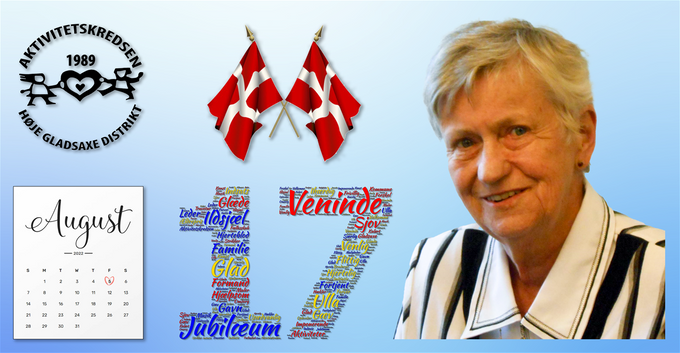 17-års jubilæum for Ulla Reitz i Aktivitetskredsen. 